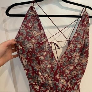 Floral jumpsuit for sale! Worn once